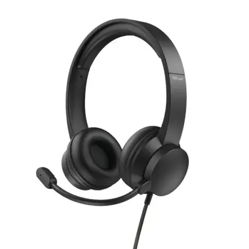 Kufje Trust Rydo USB me Mikrofon (Call Center), black