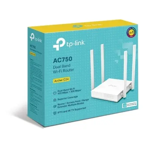 Router Tp-link Archer C24 Ac1200 Wi-fi