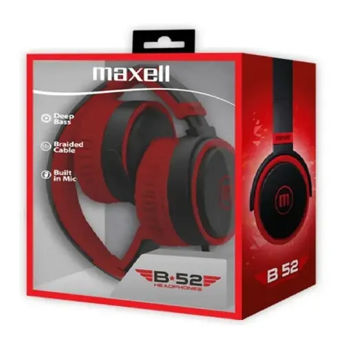 Kufje  Maxell Overhead B52 (kuq & Zi)