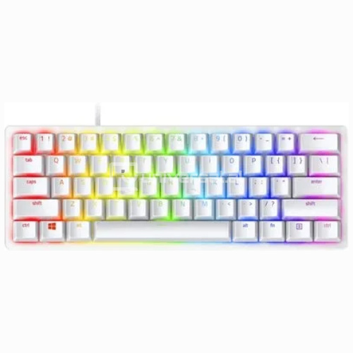 Tastierë Gaming Razer Huntsman Mini Mercury Edition 60% Opto-Mechanical Purple Switch US Layout