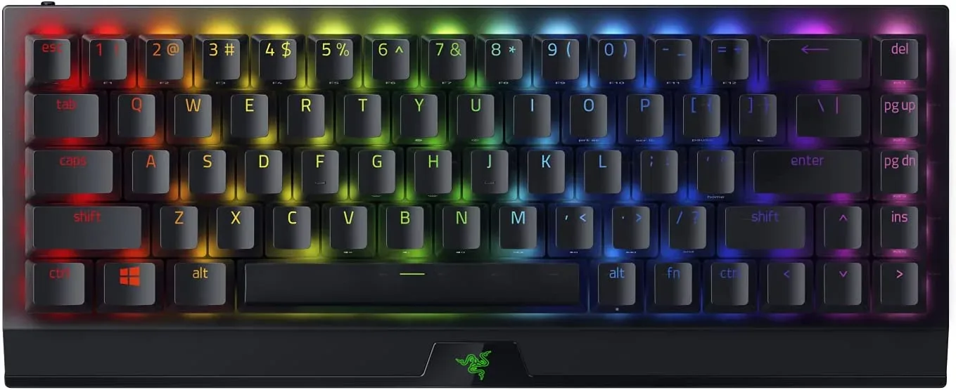 Tastierë Gaming Razer BlackWidow V3 Mini Hyperspeed Mechanical Wireless (Yellow Switch)