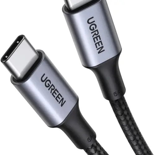 UGREEN USB-C CABLE ALUMINUM CASE WITH BRAIDED 1M (BLACK)