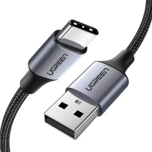 UGREEN USB-A 2.0 TO USB-C CABLE NICKEL PLATING 1.5M (BLACK)