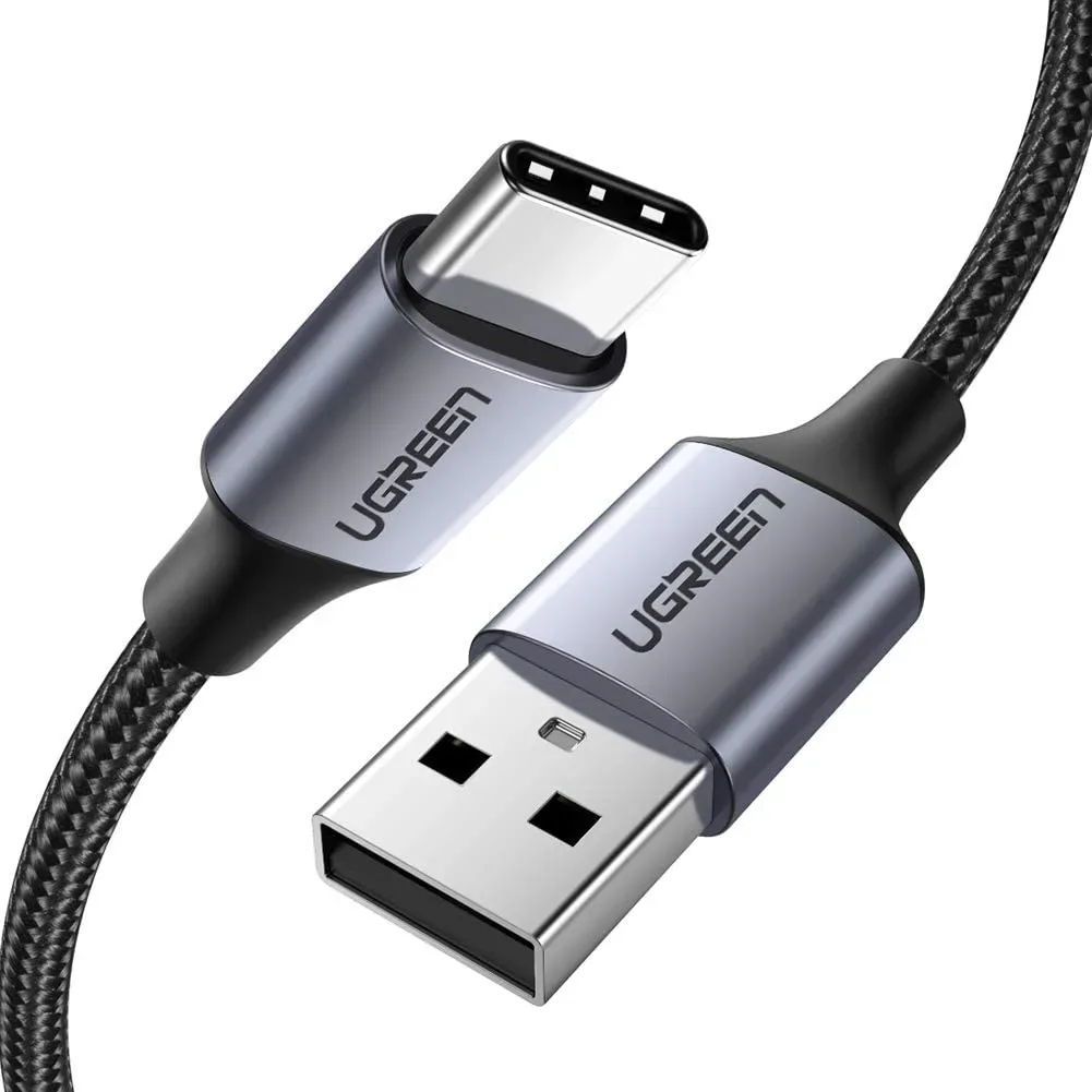 UGREEN USB-A 2.0 TO USB-C CABLE NICKEL PLATING 1.5M (BLACK)