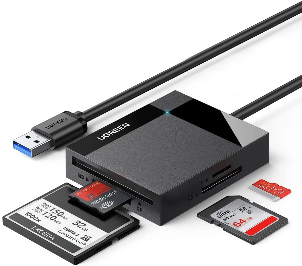 Lexues kartë memorie Ugreen, 4 në1, USB 3.0