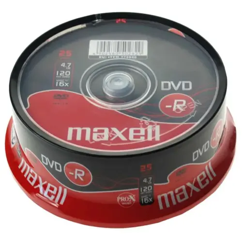 DISC-DVD Maxell DVD-R 47 16X 25S