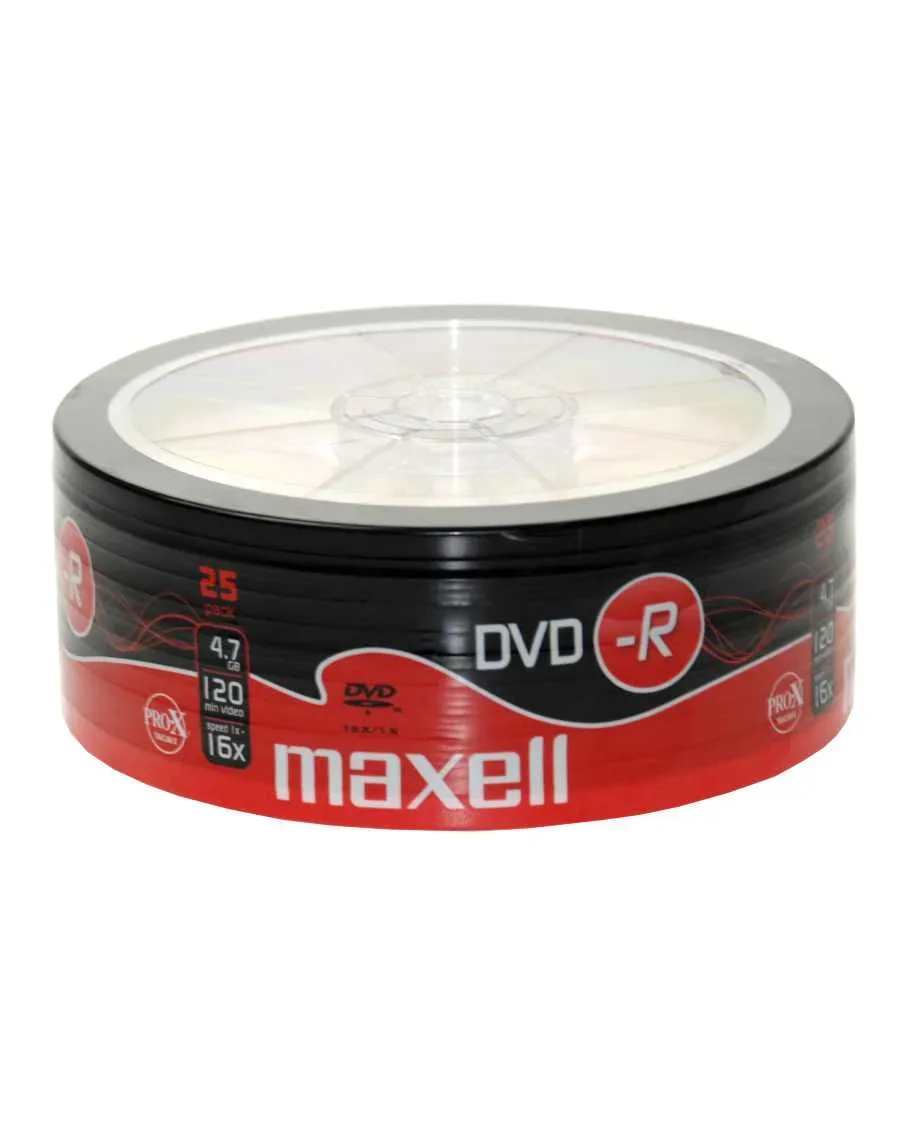 DISC-DVD Maxell DVD-R 47 16X25 SHRINK