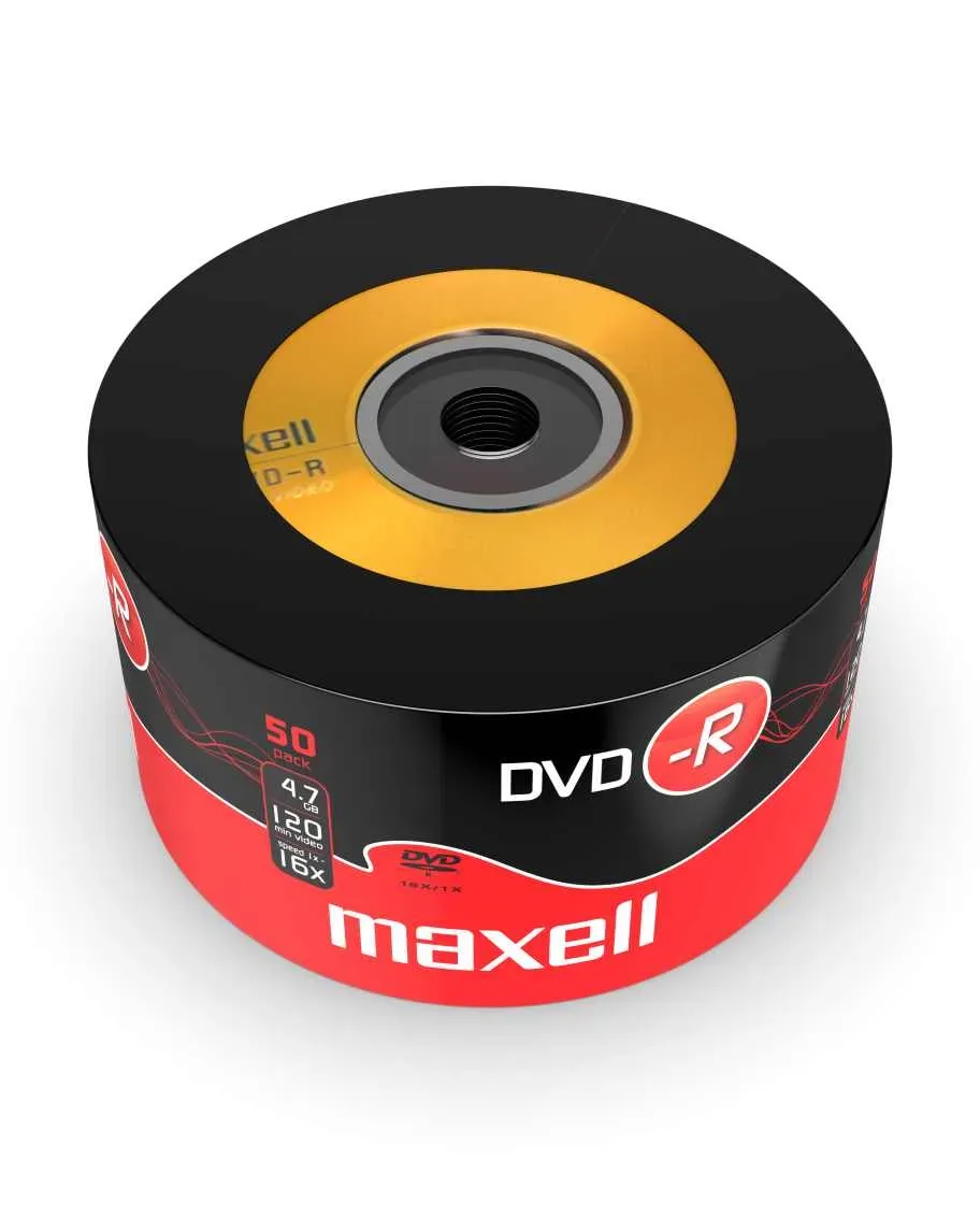 DISC-DVD Maxell DVD-R 47 16X 50 SHRINK