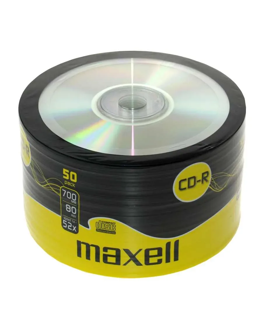 DISC-CD Maxell CD-R 80 52X 50 SHRINK