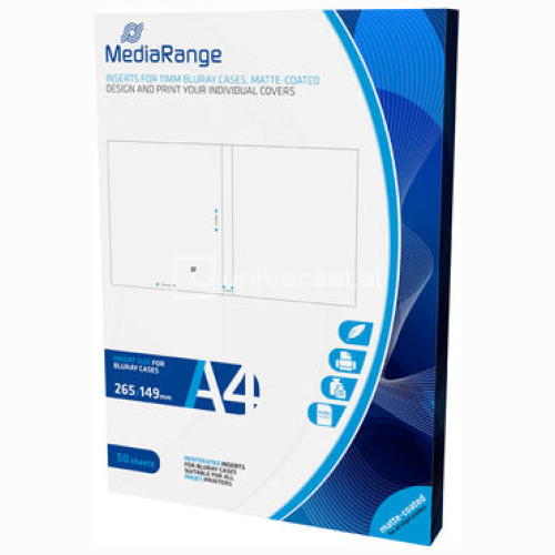 BLU RAY CASE INSERTS 50 SHEETS/PACK [12793] EOL