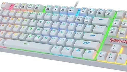 Keyboard Redragon Kumara K552 RGB Mechanical , Red Switches , White , K552-RGB RS