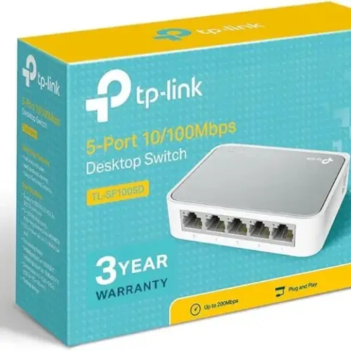 SWITCH TP-LINK TL-SF1005D 5-porta FAST