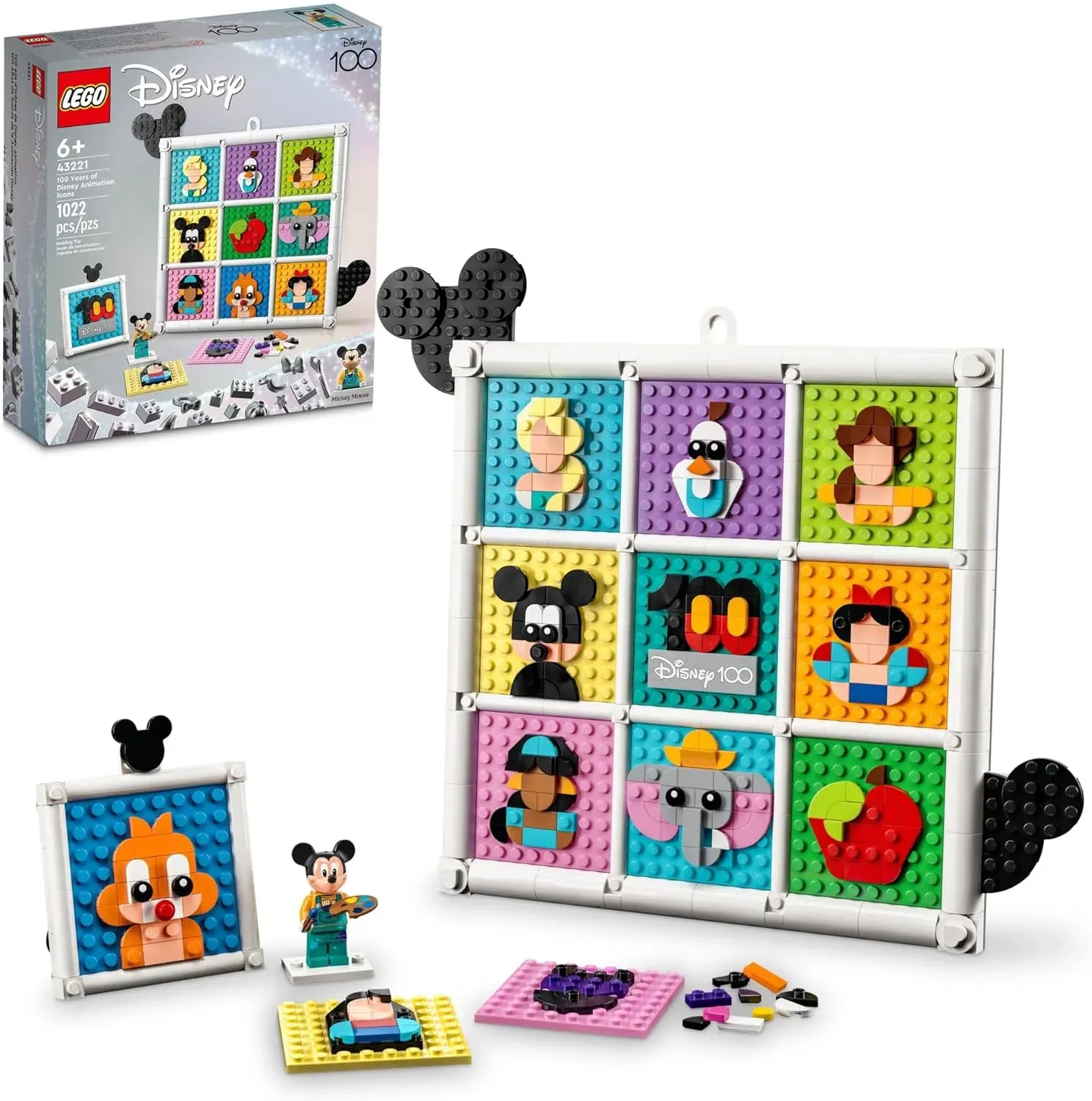 Lego Disney 100 Years Of Disney Animation Icons 43221