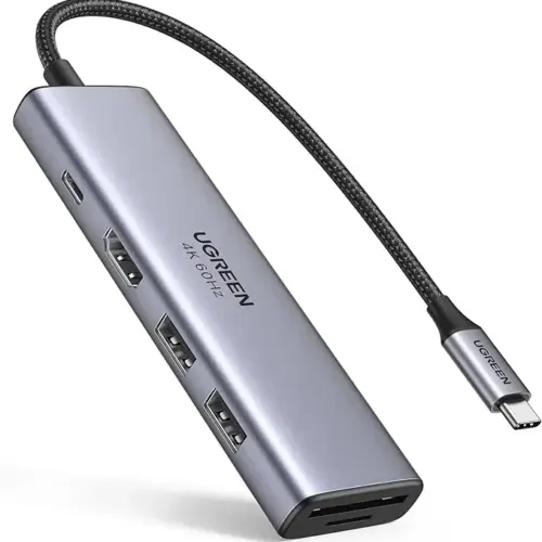 UGREEN USB-C MULTIFUNCTION ADAPTER WITH PD CHARGING | CM511