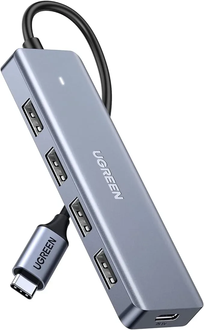 UGREEN 4-PORT USB3.0 HUB WITH USB-C POWER