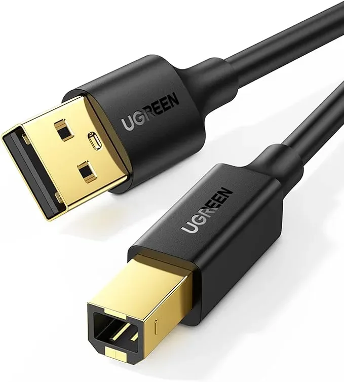UGREEN USB 2.0 AM TO BM PRINT CABLE 1.5M (BLACK) | US135