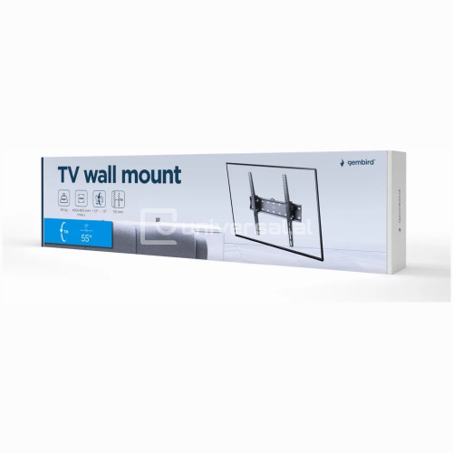 Mbajtëse muri për TV GEMBIRD, Fikse, 37”-70” (40 kg) | WM-70F-01