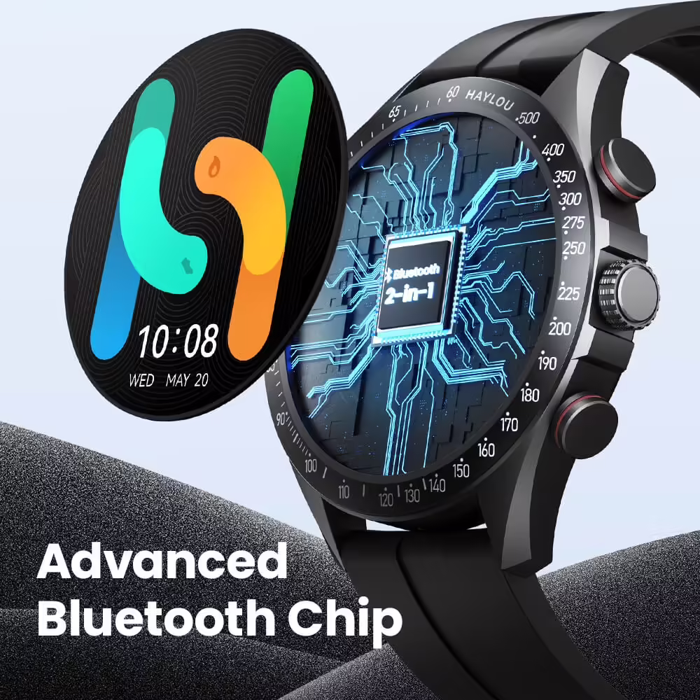 SmartWatch Haylou Solar PRO IPX8 Waterproof Black Solar Pro/LS18-BK - Image 7
