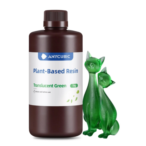 Resin Anycubic Plant-Based UV 1kg Tran Green