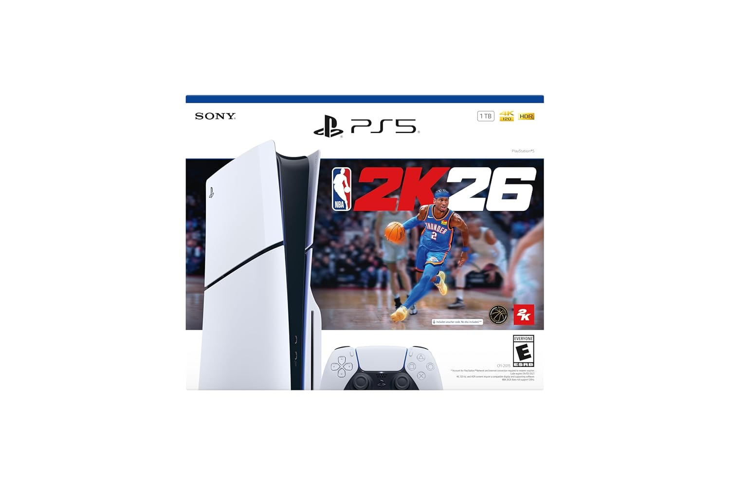 Console PlayStation 5 D Slim Chassis SSD 1TB + DG NBA 2K26