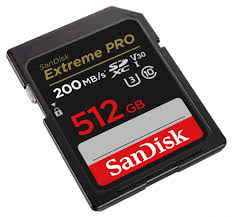 Kartë Memorie SanDisk Extreme PRO SDXC 512GB – 200MB/s