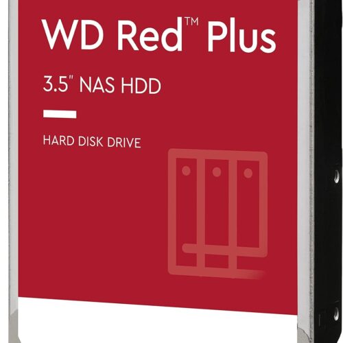 Western Digital 6TB WD Red Plus NAS Internal Hard Drive HDD