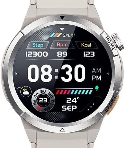 Smart Watch QCY Active Gx 1.43" Hd Amoled Screen Ip68 Grey