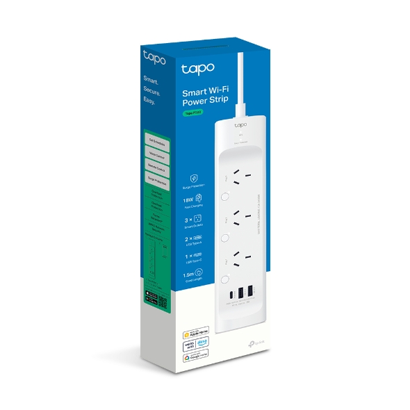 Zgjatues inteligjent TP-Link Tapo P300 Wi‑Fi me 3 priza - Image 2