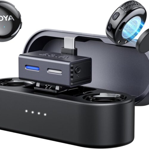 BOYA LINK 3-02 – Mikrofon Wireless me 2 Mikrofona, USB-C & 3.5mm, Charging Box