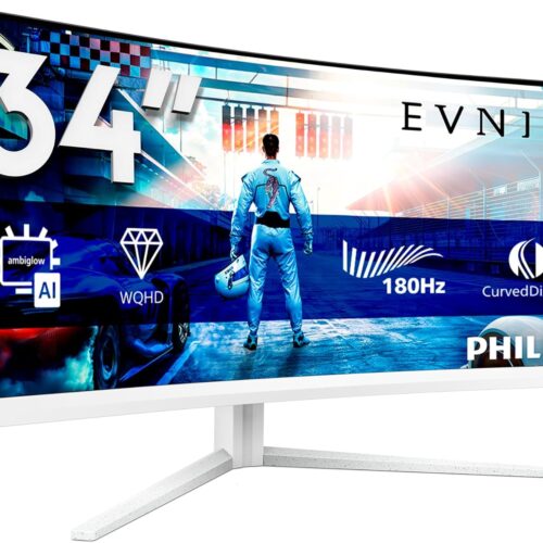 Monitor Gaming Philips Evnia 5000 34M2C5501A 34” Curved WQHD 180Hz