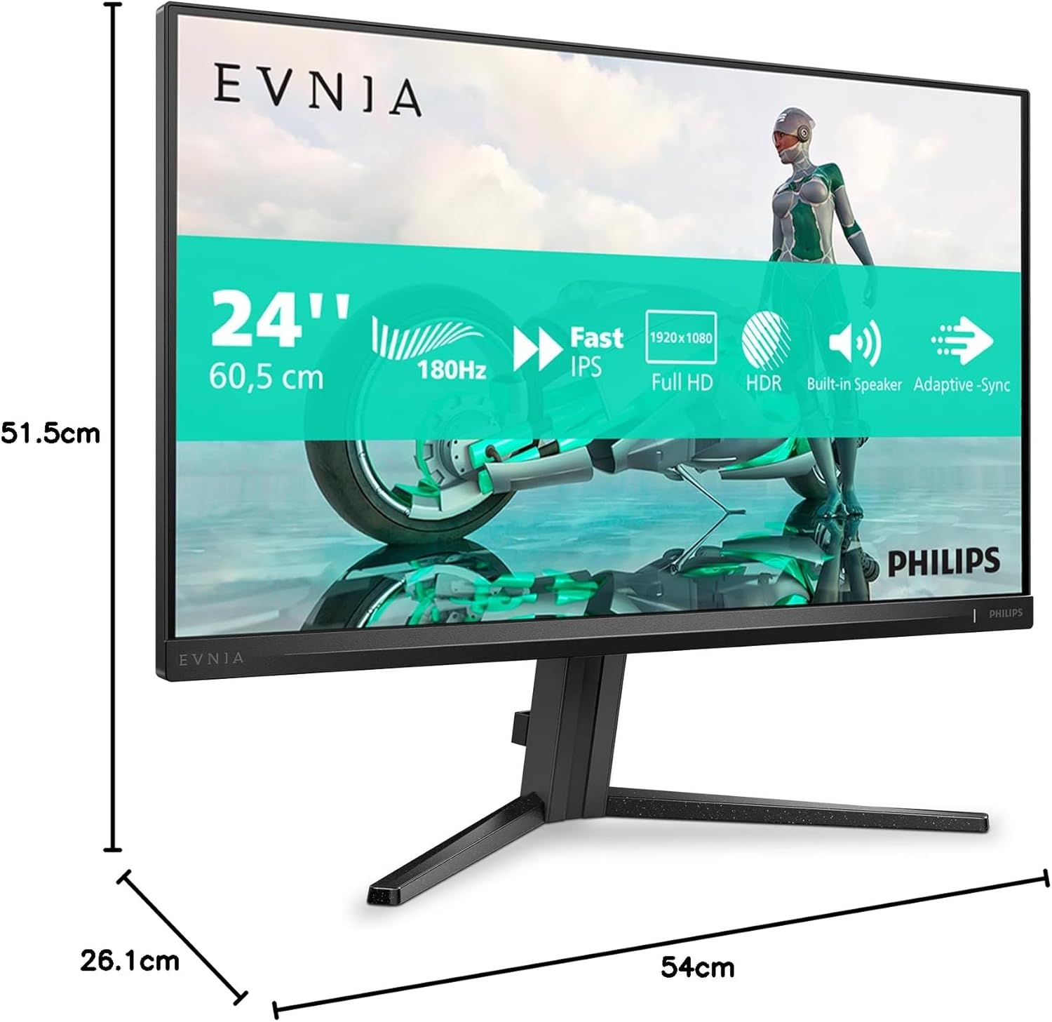 Monitor Gaming Philips Evnia 3000 24M2N3200S 24” Full HD - Image 2