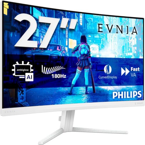 Monitor Gaming Philips Evnia 27M2C5201L 27” Curved Full HD 180Hz 1ms