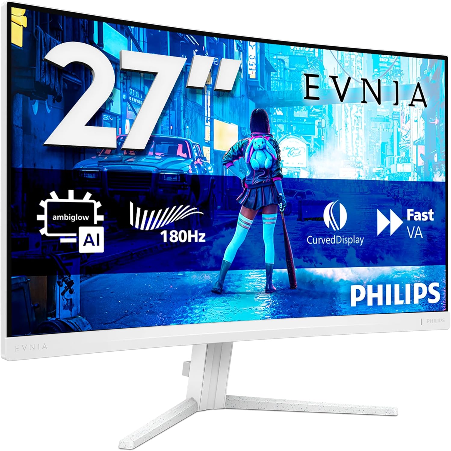 Monitor Gaming Philips Evnia 27M2C5201L 27” Curved Full HD 180Hz 1ms