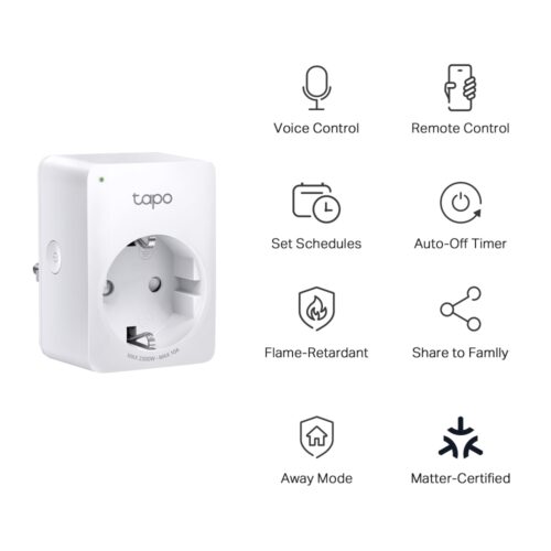 Prizë inteligjente TP-Link Tapo P100M Wi‑Fi me Matter