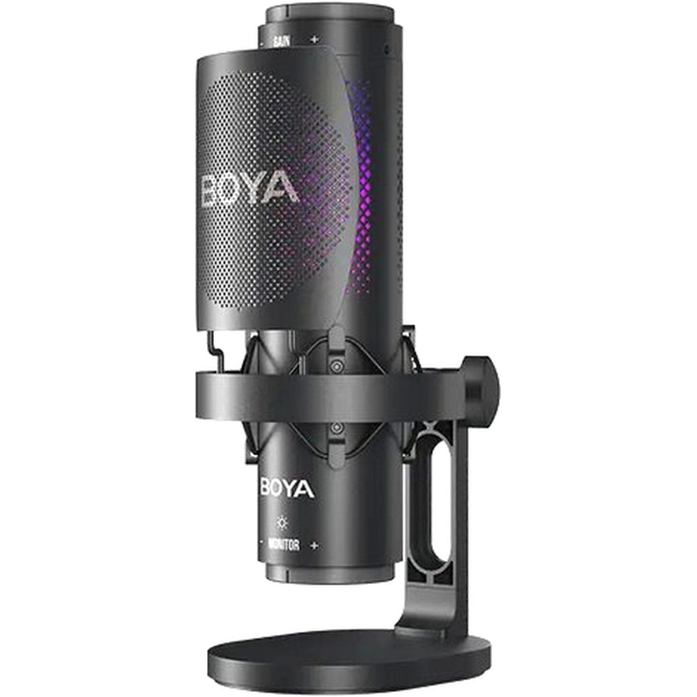 BOYA BY-K9 – Mikrofon USB RGB për Streaming, Podcast & Gaming, 3 Mode Regjistrimi - Image 2