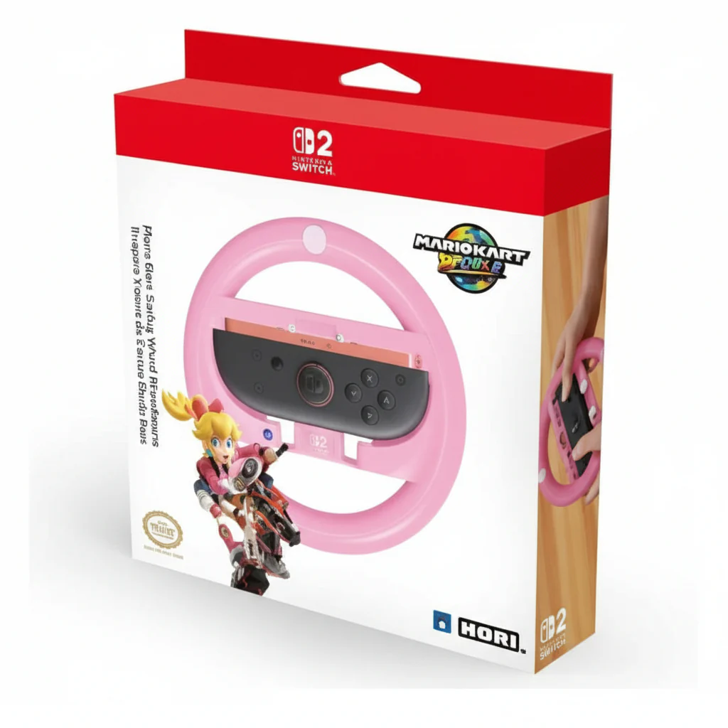 Racing Wheel Hori For Switch 2 Peach L