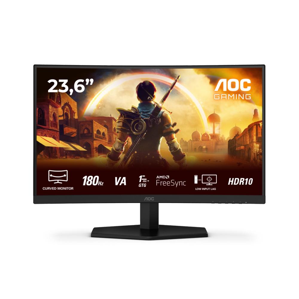 Monitor Gaming AOC C24G42E | Curved Gaming Monitor – 23,6' ' - Full HD 1920x1080 – VA-paneel – 180Hz