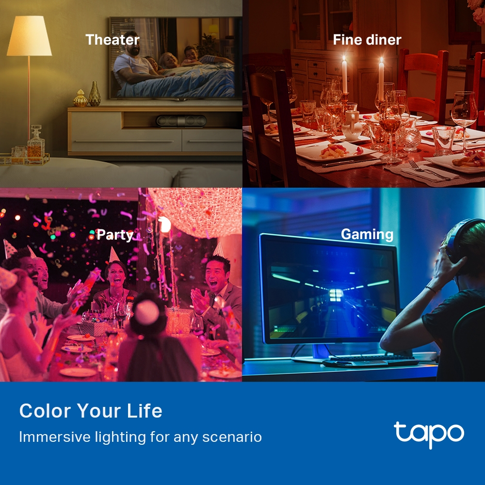 Llambë inteligjente TP-Link Tapo L530E RGB Wi‑Fi E27