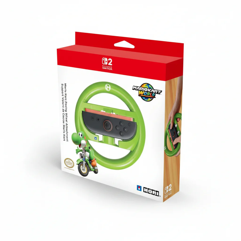 Racing Wheel Hori For Switch 2 Yoshi L
