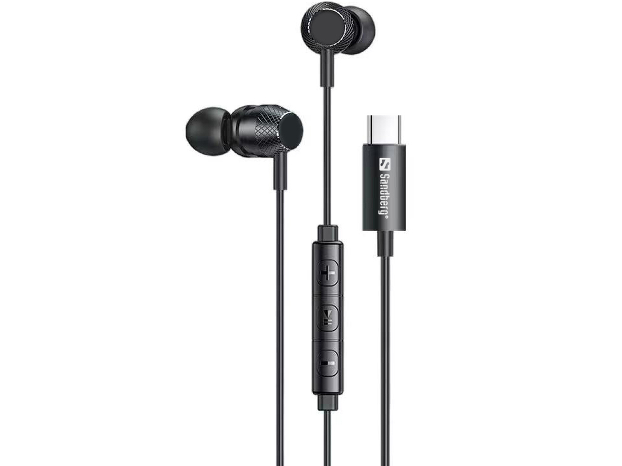 Kufje in-ear Sandberg USB-C/USB-A me mikrofon - Image 3