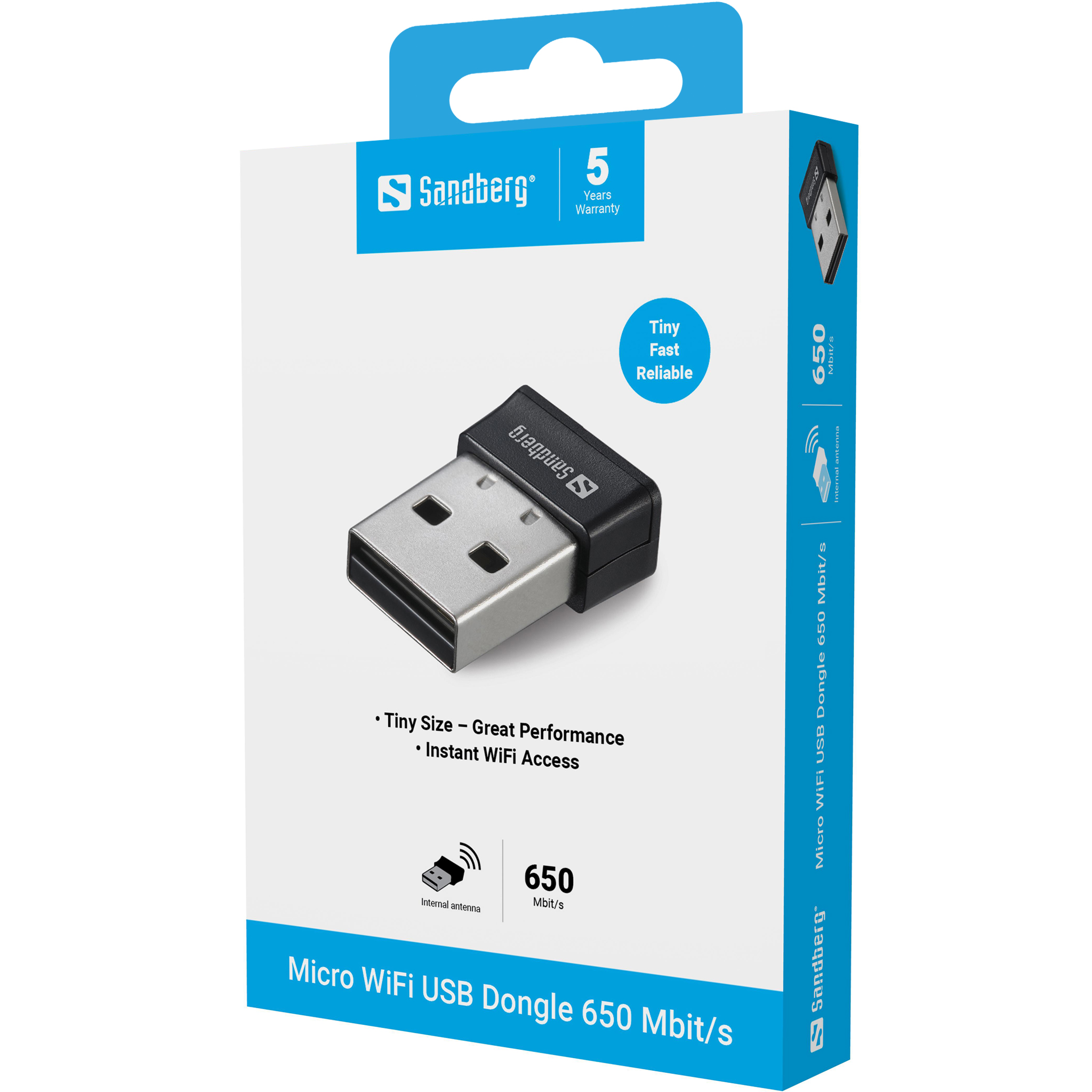 Sandberg Micro Wifi Dongle 650 Mbit/s - Image 5