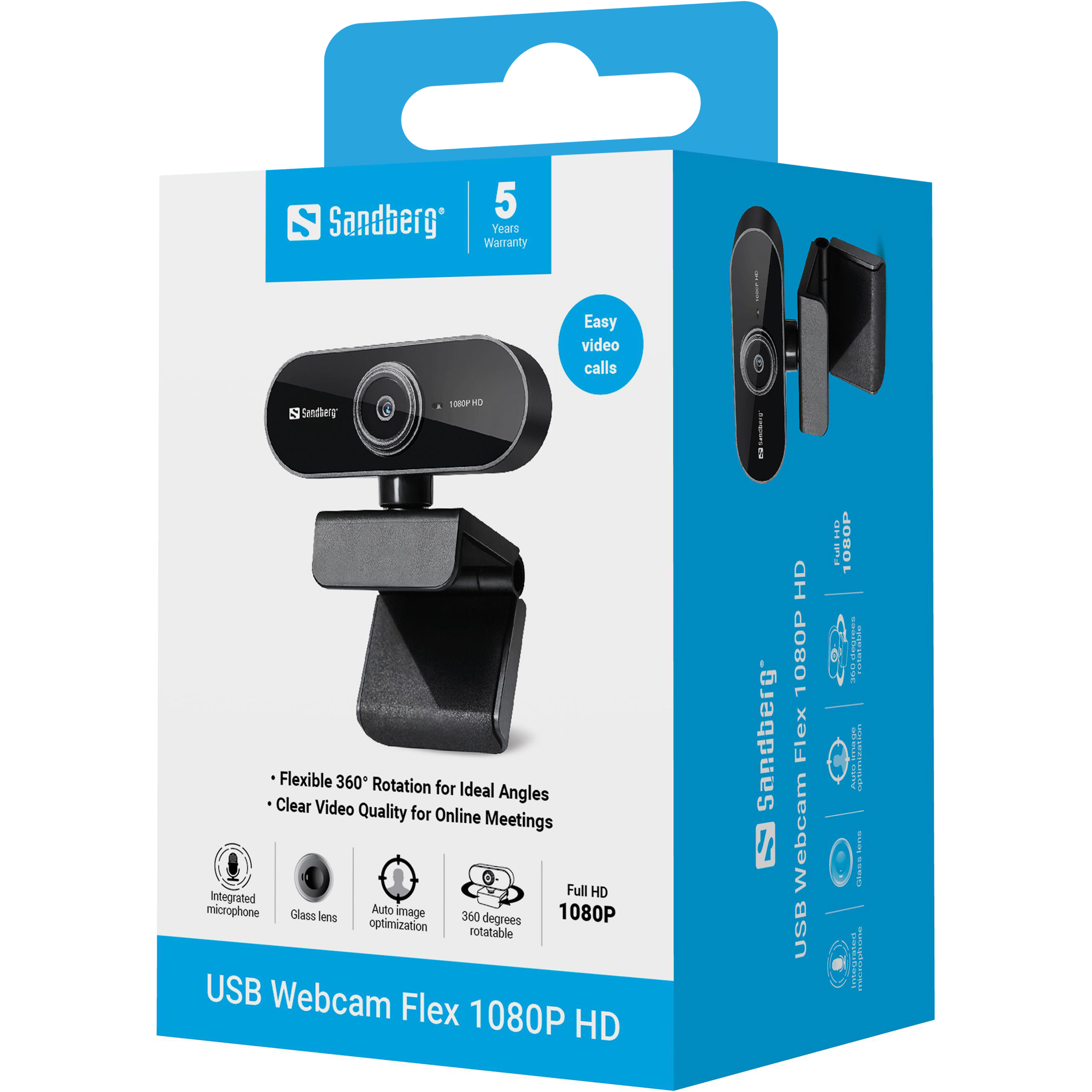 Sandberg USB Webcam Flex 1080P HD - Image 5