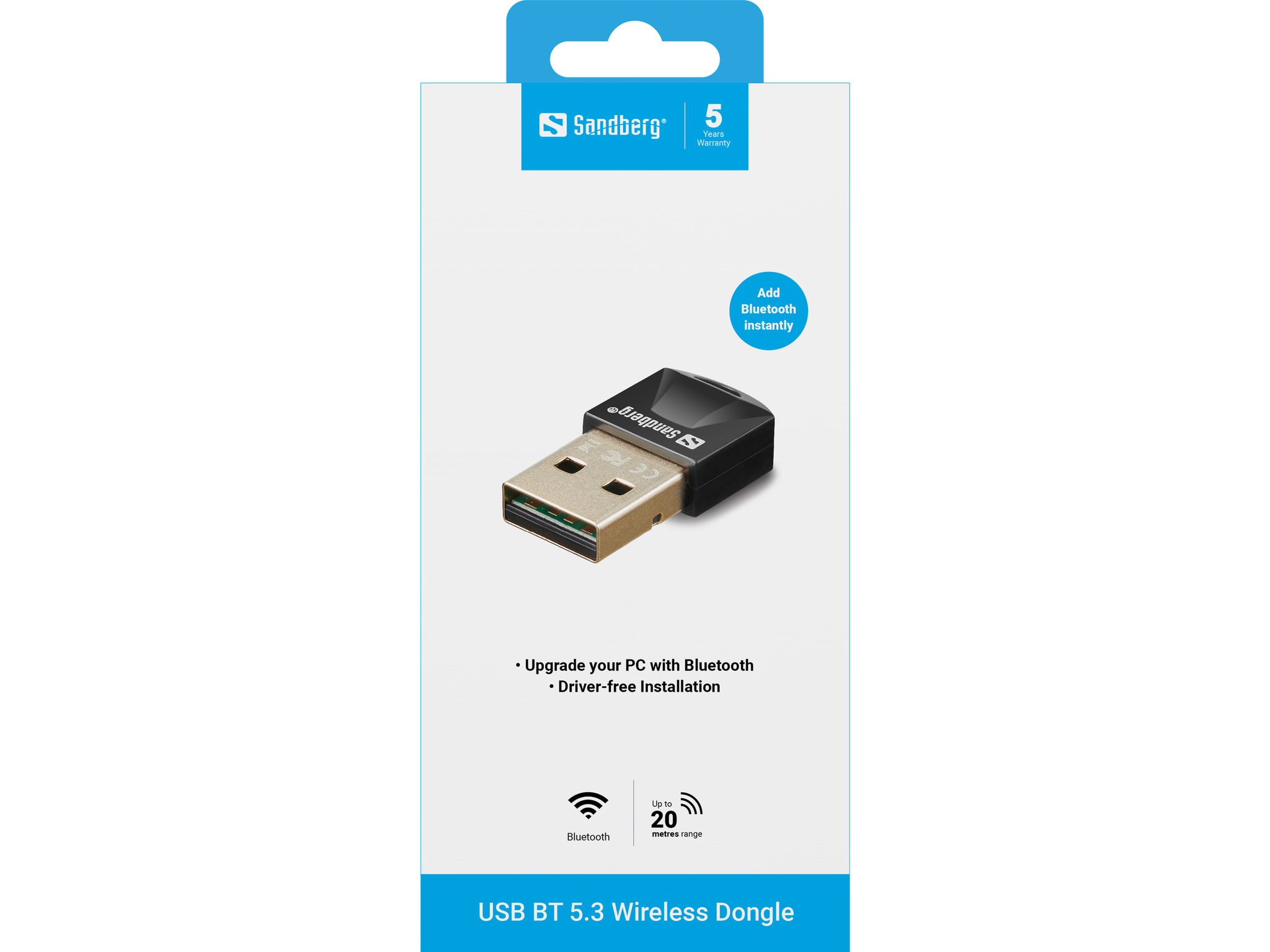 Sandberg USB BT 5.3 Wireless Dongle - Image 4