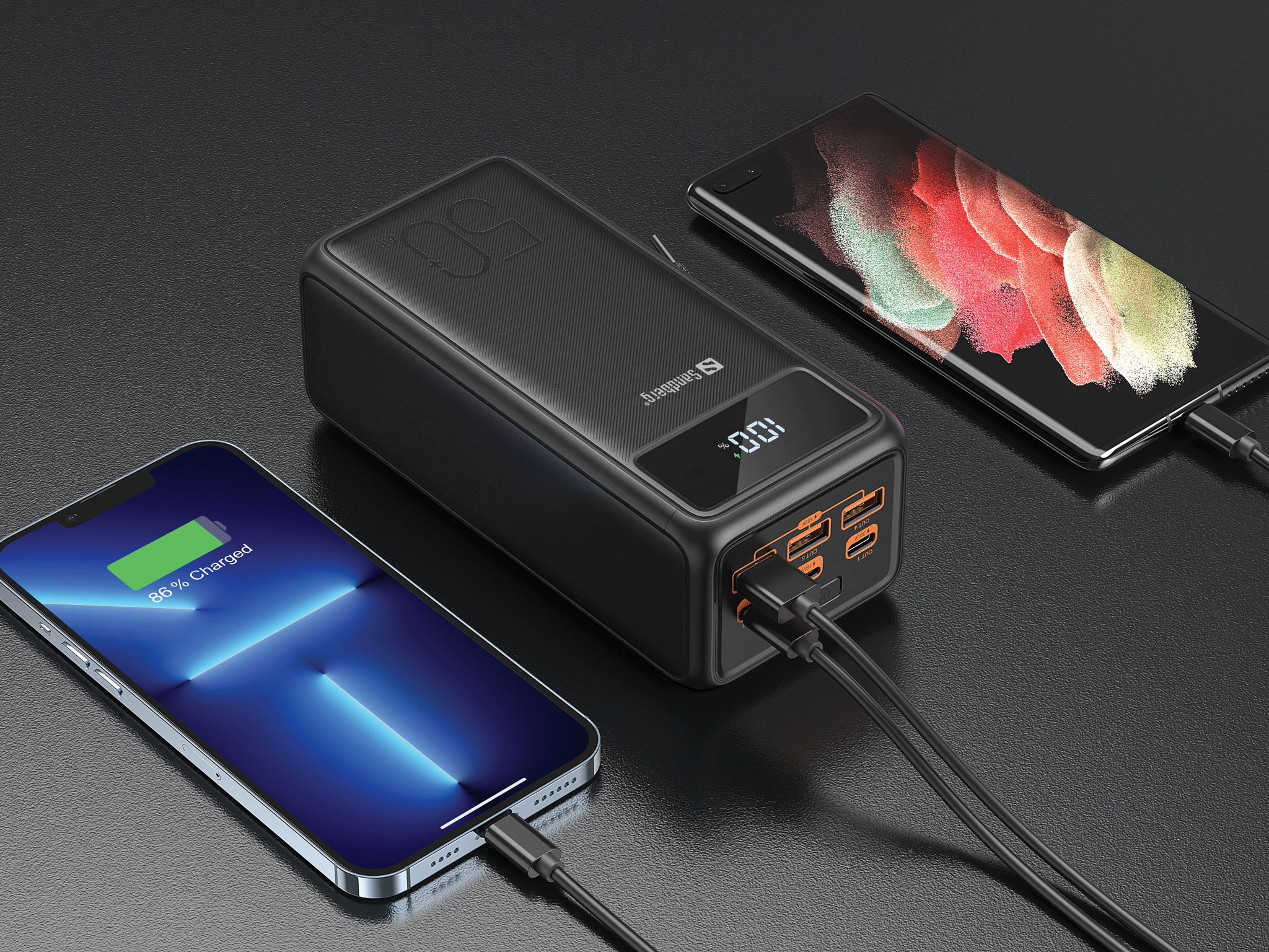 Sandberg Powerbank USB-C PD 130W 50000 - Image 3