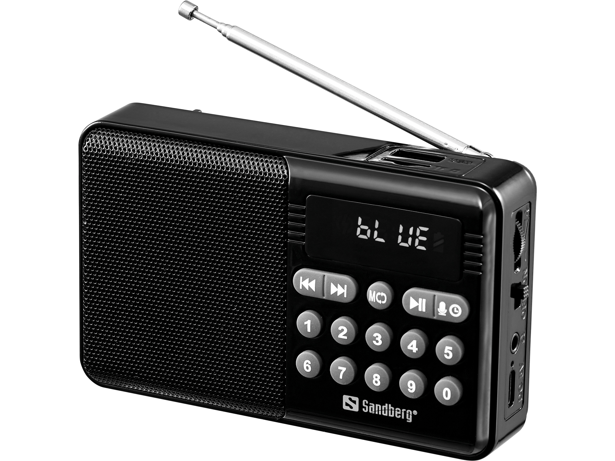 Radio FM dhe altoparlant Bluetooth Sandberg me bateri