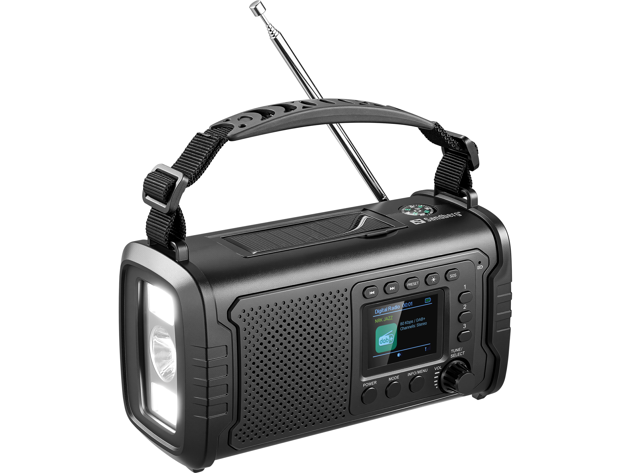 Radio emergjence Sandberg Survivor DAB+/FM 20000 mAh