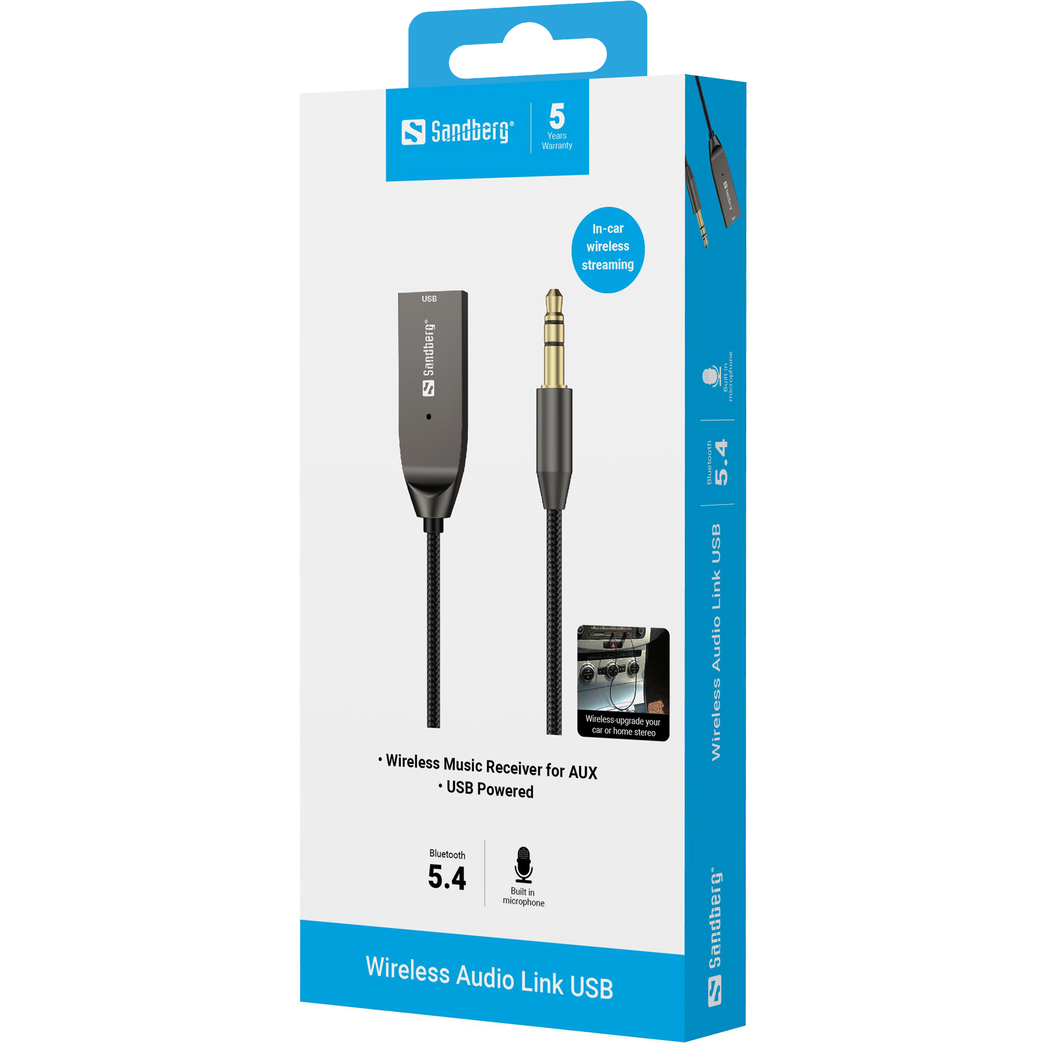 Marrës audio Bluetooth Sandberg Wireless Audio Link USB - Image 5