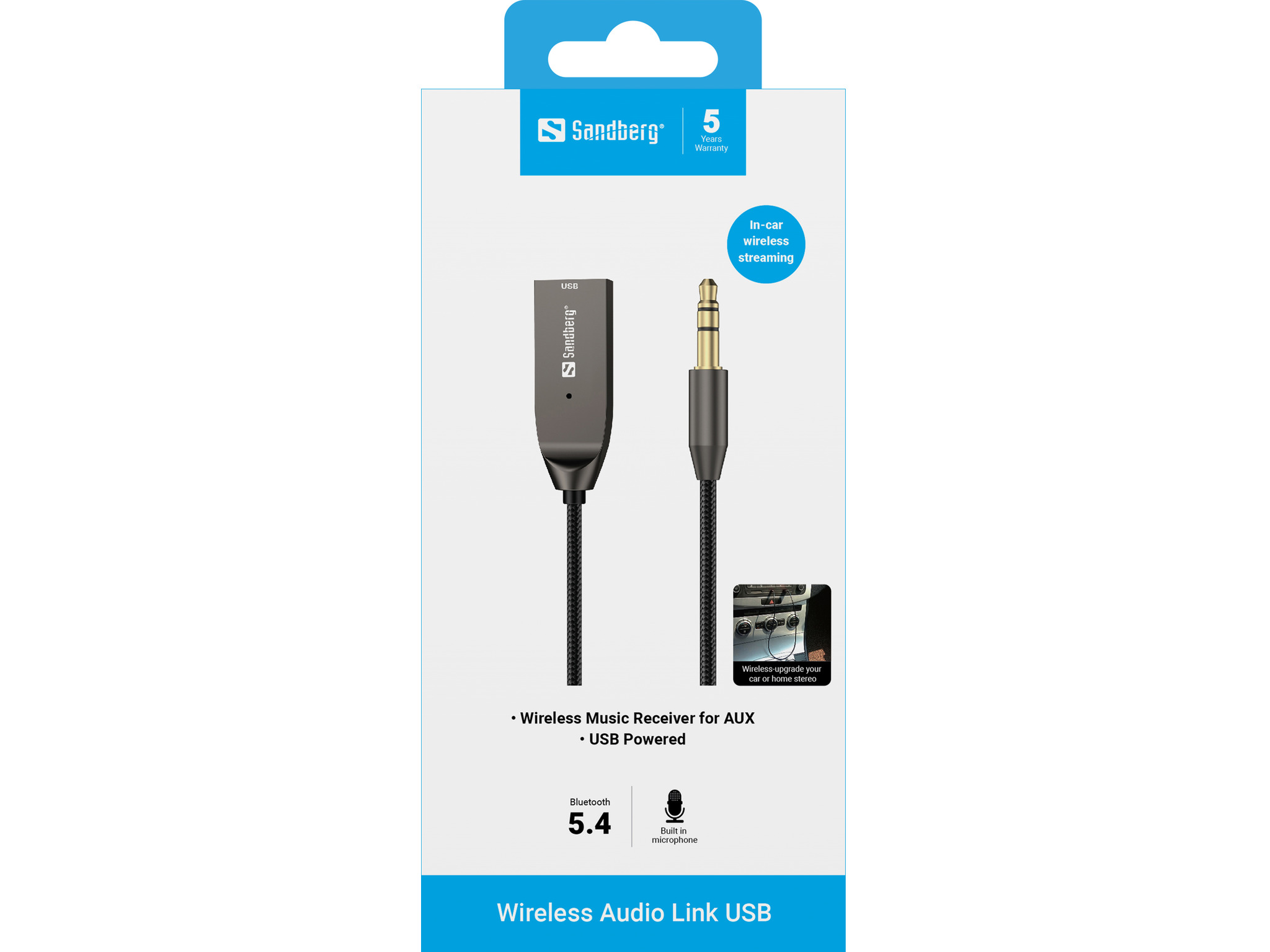 Marrës audio Bluetooth Sandberg Wireless Audio Link USB - Image 4