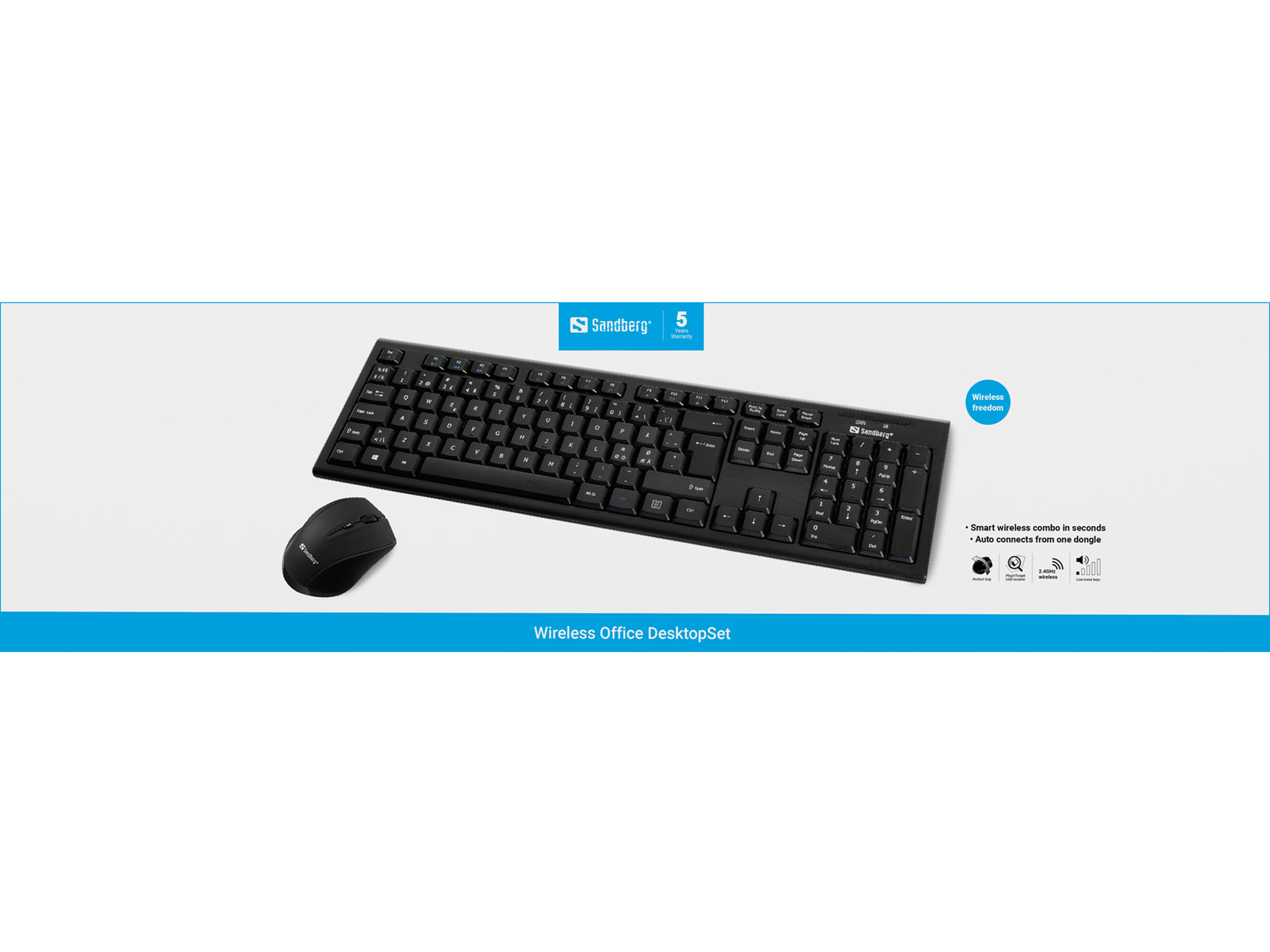 Sandberg Wireless Office DesktopSet Nor - Image 4